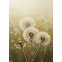 Dandelion. Papel Decoupage Mint by Michelle. A1. Los mejores productos en L'aura Bella, tu tienda online