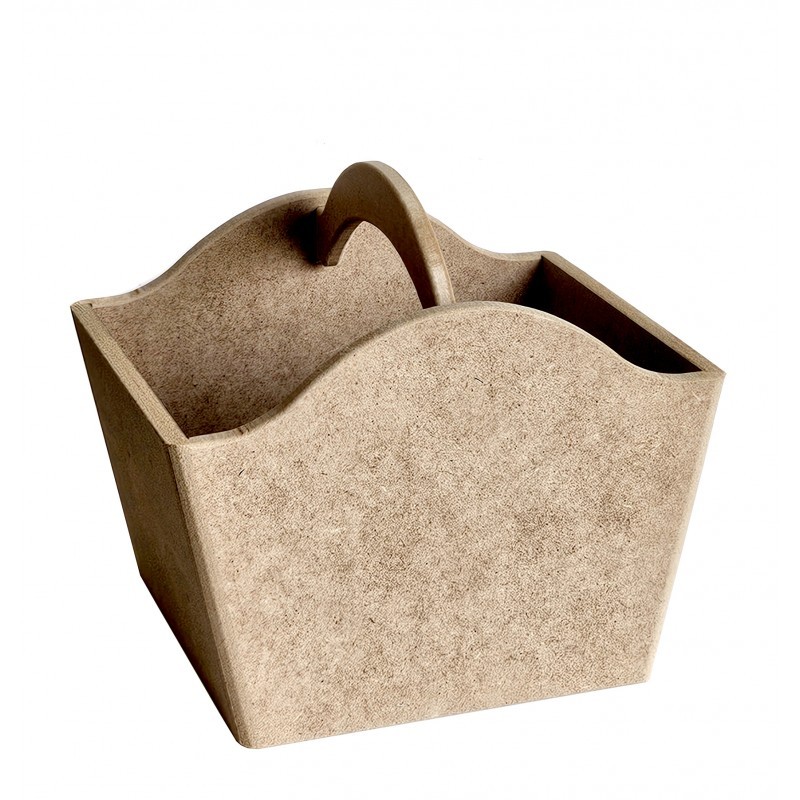 Cesta con asa DM 20x18x16cm. Cadence. 650181. Los mejores productos en L'aura Bella, tu tienda online