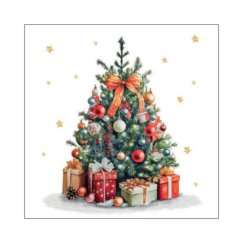 Servilleta para decoupage: Decorated Christmas Tree. 33319175. Los mejores productos en L'aura Bella, tu tienda online