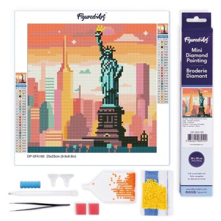 Kit Diamond Painting: Skyline de Nueva York. DPSFA180. Los mejores productos en L'aura Bella tu tienda online