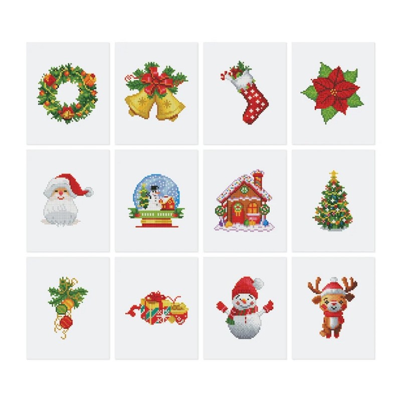 Mini Serie Diamond Painting: Noel 2. Figured'Art. CM012. Los mejores productos en L'aura Bella tu tienda online