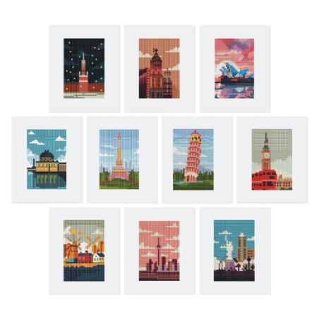 Mini Serie Diamond Painting: Ciudades mundo. Figured'Art. CT014. Los mejores productos en L'aura Bella tu tienda online