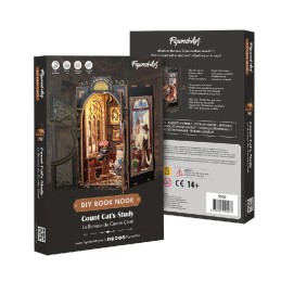 Book Nook: Estudio del Conde Gato. Figured'Art. SD03. Los mejores productos en L'aura Bella, tu tienda online