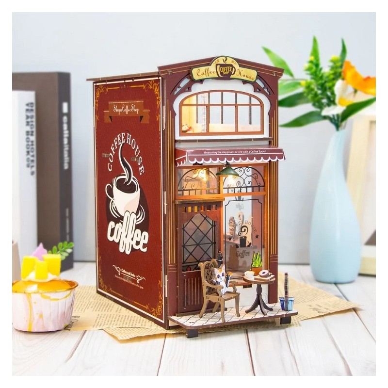 Book Nook: Casa del Café. Figured'Art. M2411. Los mejores productos en L'aura Bella, tu tienda online