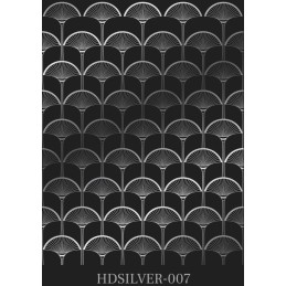 Transfer RUB-ON Silver. Modelo Art Deco. HDS007. Cadence. Los mejores productos en L'aura Bella, tu tienda online