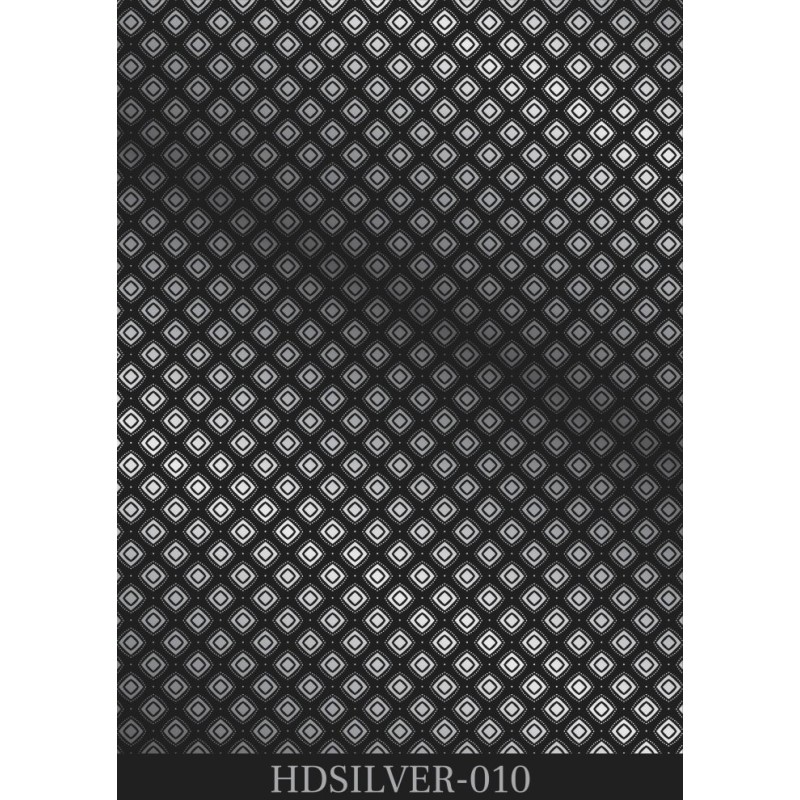 Transfer RUB-ON Silver. Modelo fondo de cuadros. HDS010. Cadence. Los mejores productos en L'aura Bella, tu tienda online