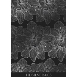 Transfer RUB-ON Silver. Modelo Flores. HDS006. Cadence. Los mejores productos en L'aura Bella, tu tienda online