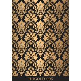 Transfer RUB-ON Gold. Modelo  fondo Adamascado. HDG005. Cadence. Los mejores productos en L'aura Bella, tu tienda online