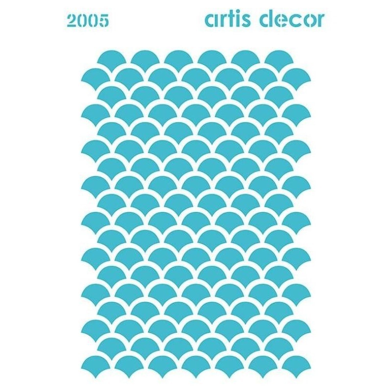 Plantilla stencil: Fondo Teja. 15x20 cm. Artis Decor. Los mejores productos en L'aura Bella tu tienda online