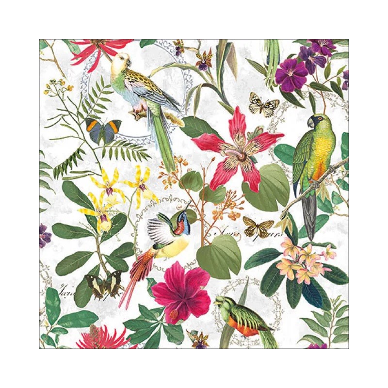 Servilleta para decoupage: Tropical Jungle. 13317220. Los mejores productos en L'aura Bella, tu tienda online