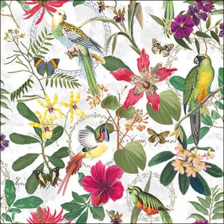 Servilleta para decoupage: Tropical Jungle. 13317220. Los mejores productos en L'aura Bella, tu tienda online