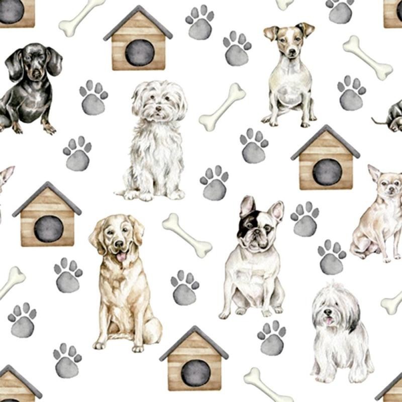 Servilleta para decoupage: Perros. 343175. Los mejores productos en L'aura Bella, tu tienda online