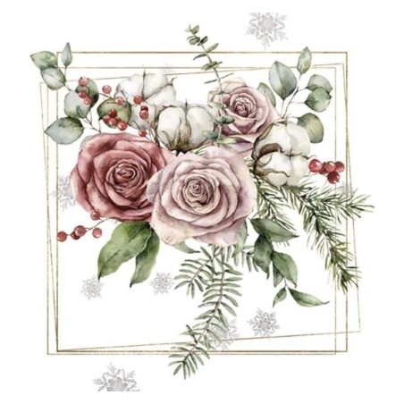 Servilleta para decoupage: Vinterbukett. 312197. Los mejores productos en L'aura Bella, tu tienda online