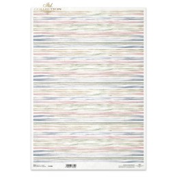 Rayas. Papel de arroz A3. Decoupage. ITD Collection. R1438L. Los mejores productos en L'aura Bella, tu tienda online