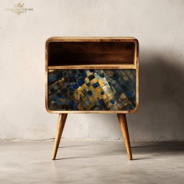 Azules y Oro. Papel de arroz A2 para decoupage. ITD Collection. FPA2003. Los mejores productos en L'aura Bella, tu tienda online