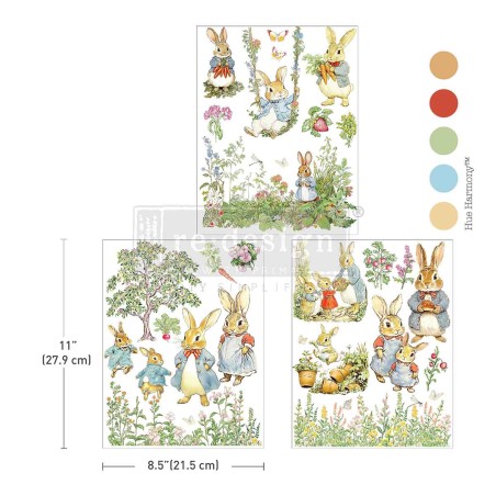 The Cottontail Diaries. Middy Decor Transfer. 681869. Los mejores productos en L'aura Bella, tu tienda online
