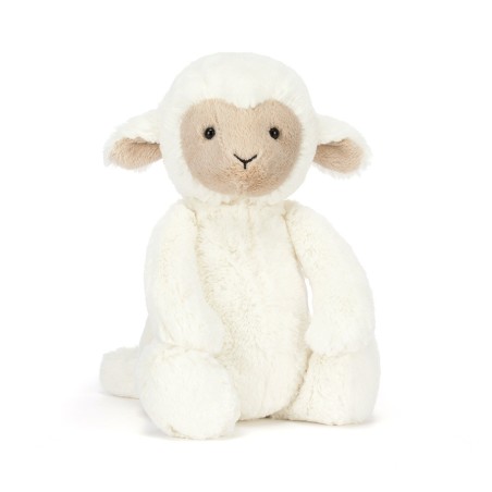 Skipson Lamb, corderito blanco. Peluche Jellycat. BAS3LAM Los mejores productos en L'aura Bella, tu tienda online