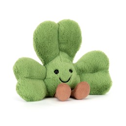 Amuseables Siofra Shamrock, Trébol feliz. Peluche Jellycat. A6SHM. Los mejores productos en L'aura Bella, tu tienda online