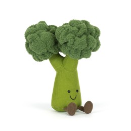 Amuseables Broccoli, Broccoli feliz. Peluche Jellycat. A2BROC. Los mejores productos en L'aura Bella, tu tienda online