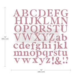 Alpha. Sello acrílico DÉCOR STAMPS®. REDESIGN 647933. Los mejores productos en L'aura Bella, tu tienda online