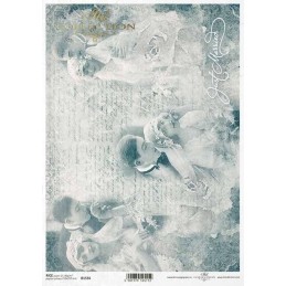 Just Married. Papel de arroz A4 para decoupage ITD Collection. R1536. Los mejores productos en L'aura Bella, tu tienda online