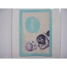 Pegatina para papel y tela. Love