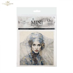 Retratos de mujeres. Set 6 papeles de arroz decoupage. ITD. RSM126. Los mejores productos en L'aura Bella, tu tienda online