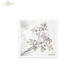 Magnolias y manzano. Set 6 papeles de arroz decoupage. ITD. RSM176. Los mejores productos en L'aura Bella, tu tienda online