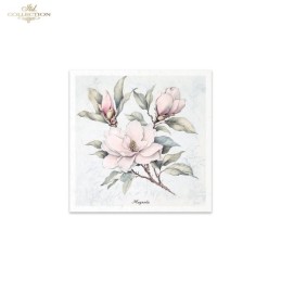 Magnolias y manzano. Set 6 papeles de arroz decoupage. ITD. RSM176. Los mejores productos en L'aura Bella, tu tienda online