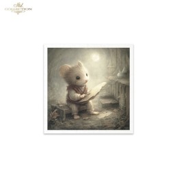 Ratoncitos en casa. 6 papeles de arroz decoupage. ITD. RSM215. Los mejores productos en L'aura Bella, tu tienda online