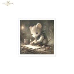 Ratoncitos en casa. 6 papeles de arroz decoupage. ITD. RSM215. Los mejores productos en L'aura Bella, tu tienda online