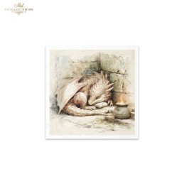 Dragones. Set 6 papeles de arroz decoupage. ITD. RSM225. Los mejores productos en L'aura Bella, tu tienda online