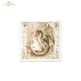 Dragones. Set 6 papeles de arroz decoupage. ITD. RSM225. Los mejores productos en L'aura Bella, tu tienda online