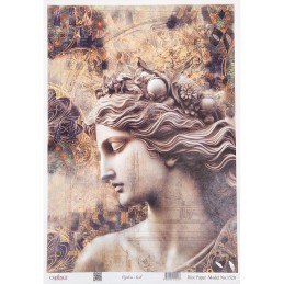 Afrodita. Olimpo. Papel de arroz decoupage. Cadence PAD1520. Los mejores productos en L'aura Bella tu tienda online