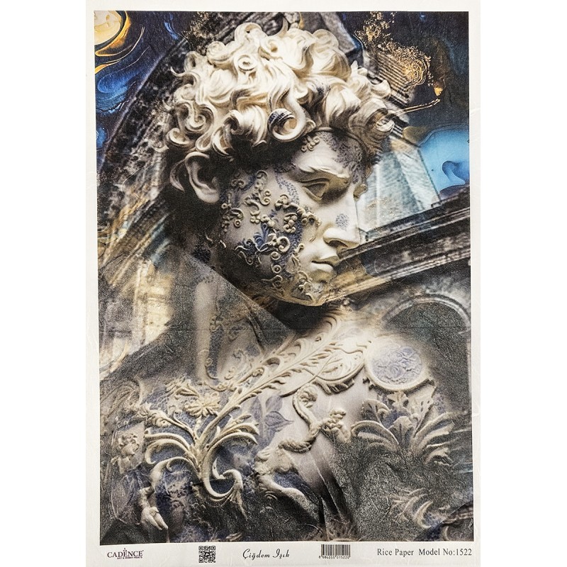 Apolo. Olimpo. Papel de arroz decoupage. Cadence PAD1522. Los mejores productos en L'aura Bella tu tienda online