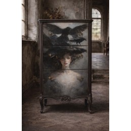 Ravens, Cuervos. Papel Decoupage Mint by Michelle. A1. Los mejores productos en L'aura Bella, tu tienda online