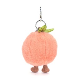 Amuseables Peach Bag Charm. Peluche Jellycat. APEACH4BC. Los mejores productos en L'aura Bella, tu tienda online