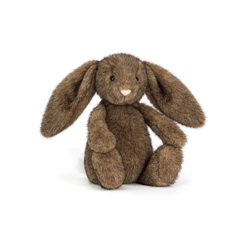 Hoppleston Luxe Bunny, conejito marrón. Peluche Jellycat. BAS3BROW. Los mejores productos en L'aura Bella, tu tienda online