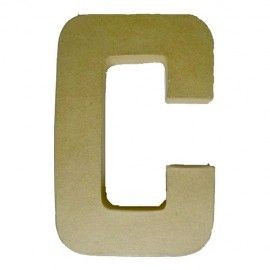 C. Letra de papel maché