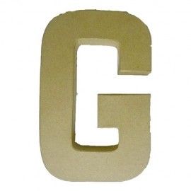 G. Letra de papel maché