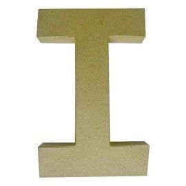 I. Letra de papel maché