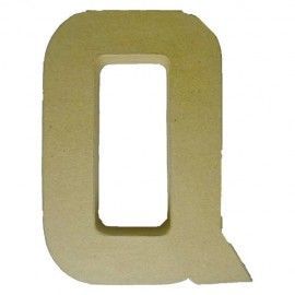 Q. Letra de papel maché