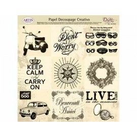 Moto, seat seiscientos, gafas