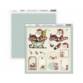 Papá Noel en su trineo +...