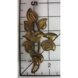 Decoración de metal dorada....