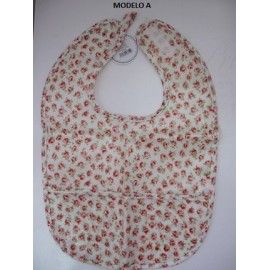 Babero plastificado Rimini con motivos florales – L’aura Bella tienda online de scrapbooking, manualidades en Madrid