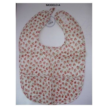 Babero plastificado Rimini con motivos florales – L’aura Bella tienda online de scrapbooking, manualidades en Madrid