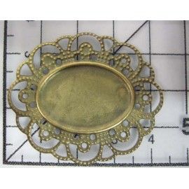 Decoración de metal dorada....