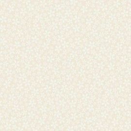 Crema con flores. 12x12"