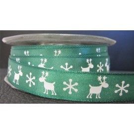 Lazo de satén verde con...